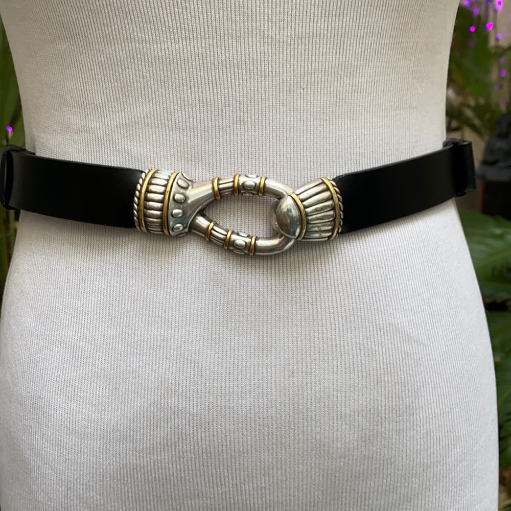 🖤CHICO’S LEATHER ADJUSTABLE BELT🖤